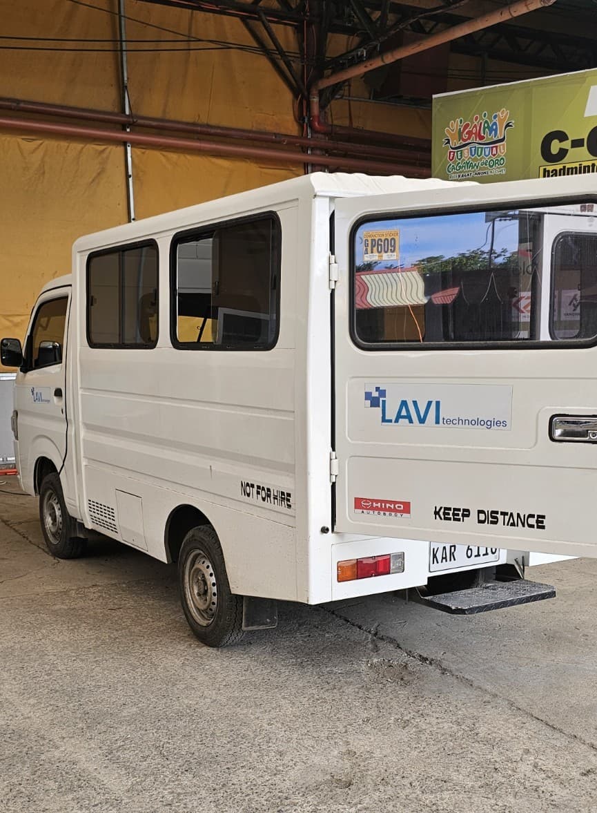 LAVI Technologies service vehicle ready for project deployment