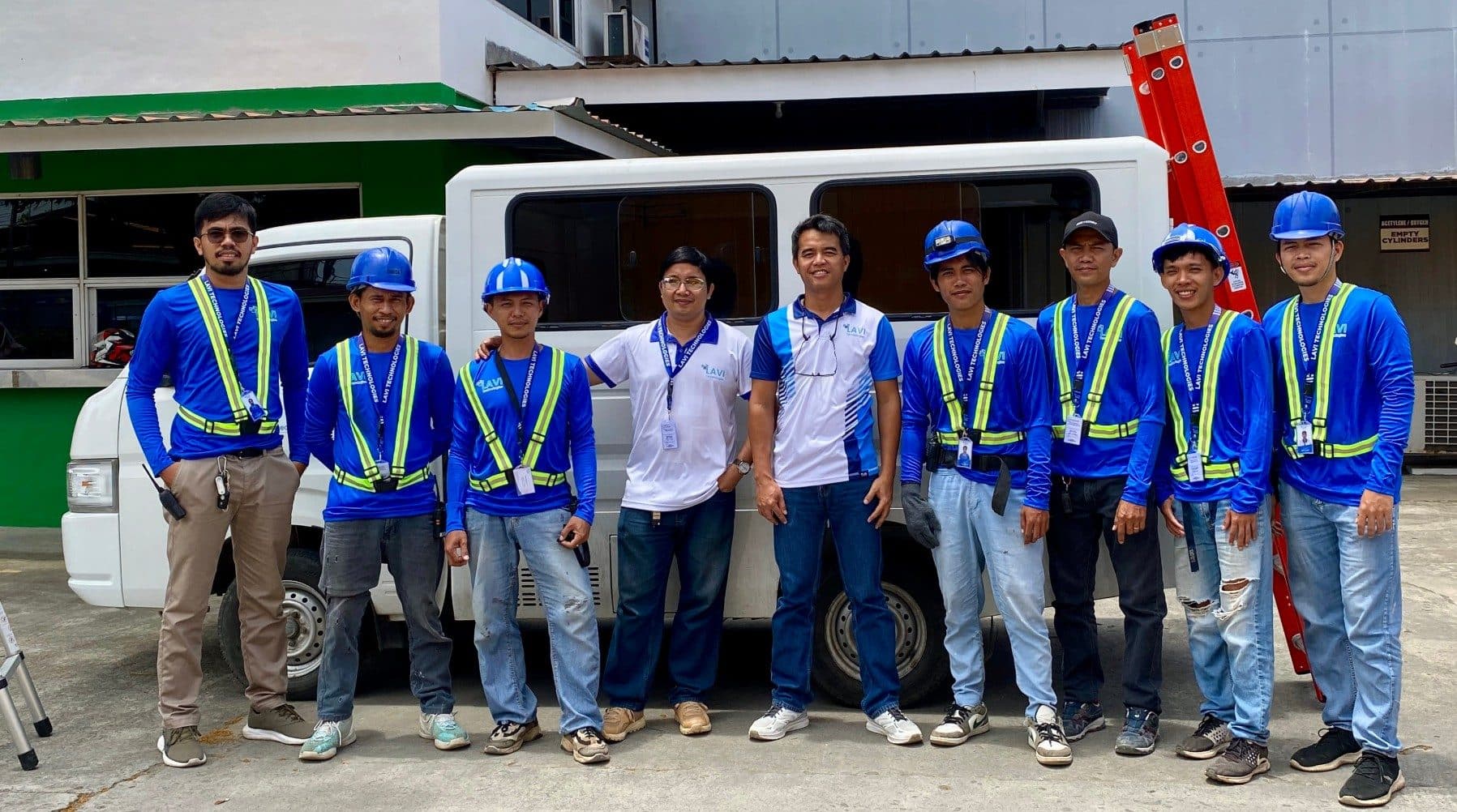 LAVI Technologies team on site
