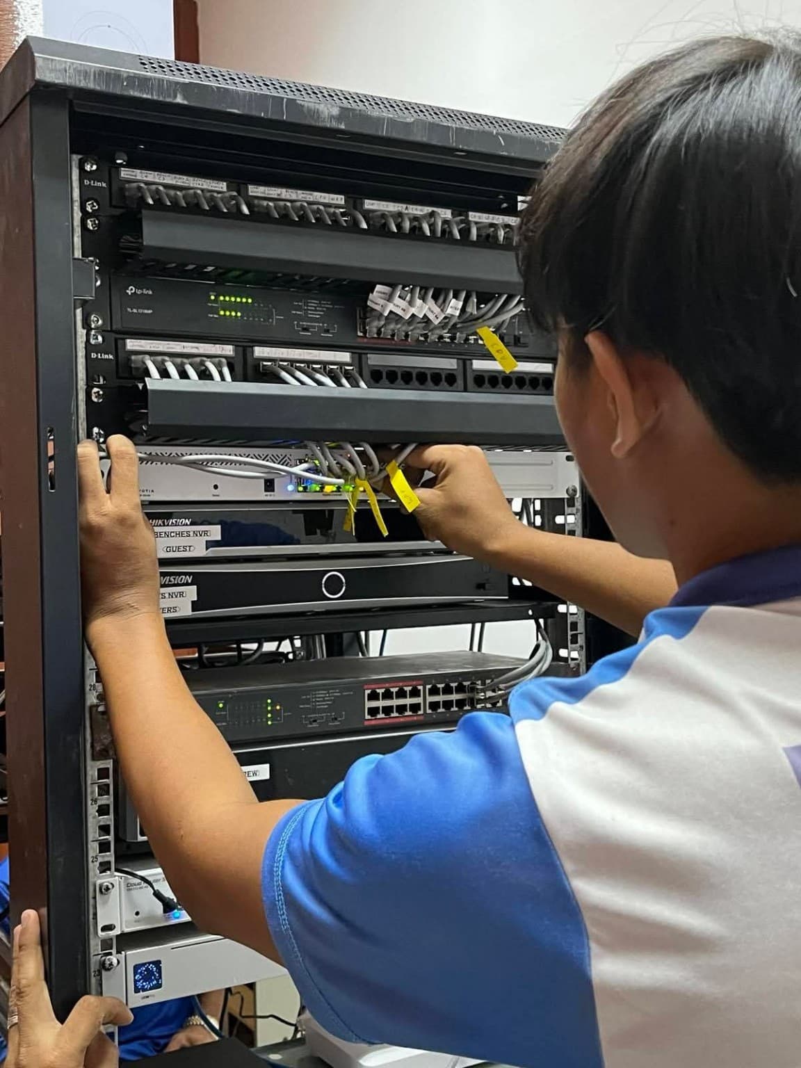 Security System Installation – C-One Sports Center site photo 2