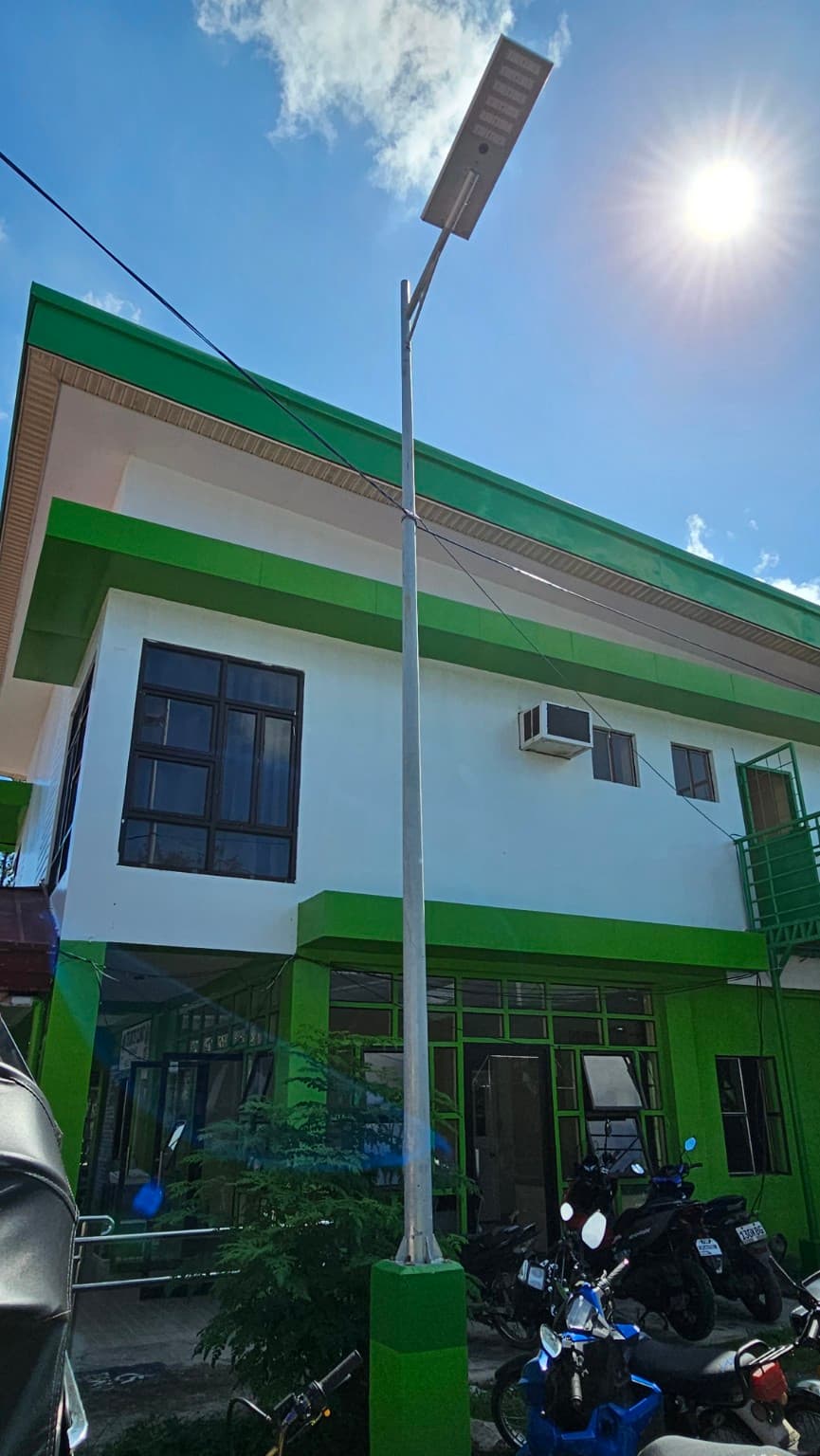 Solar Streetlight Installation – Municipality of Mawab site photo 3
