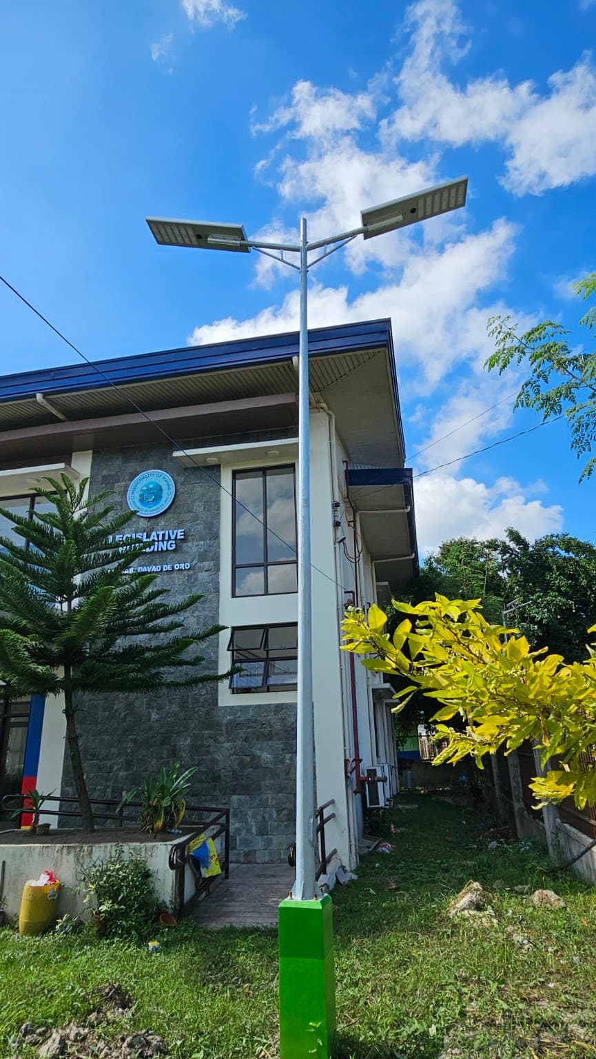 Solar Streetlight Installation – Municipality of Mawab site photo 2
