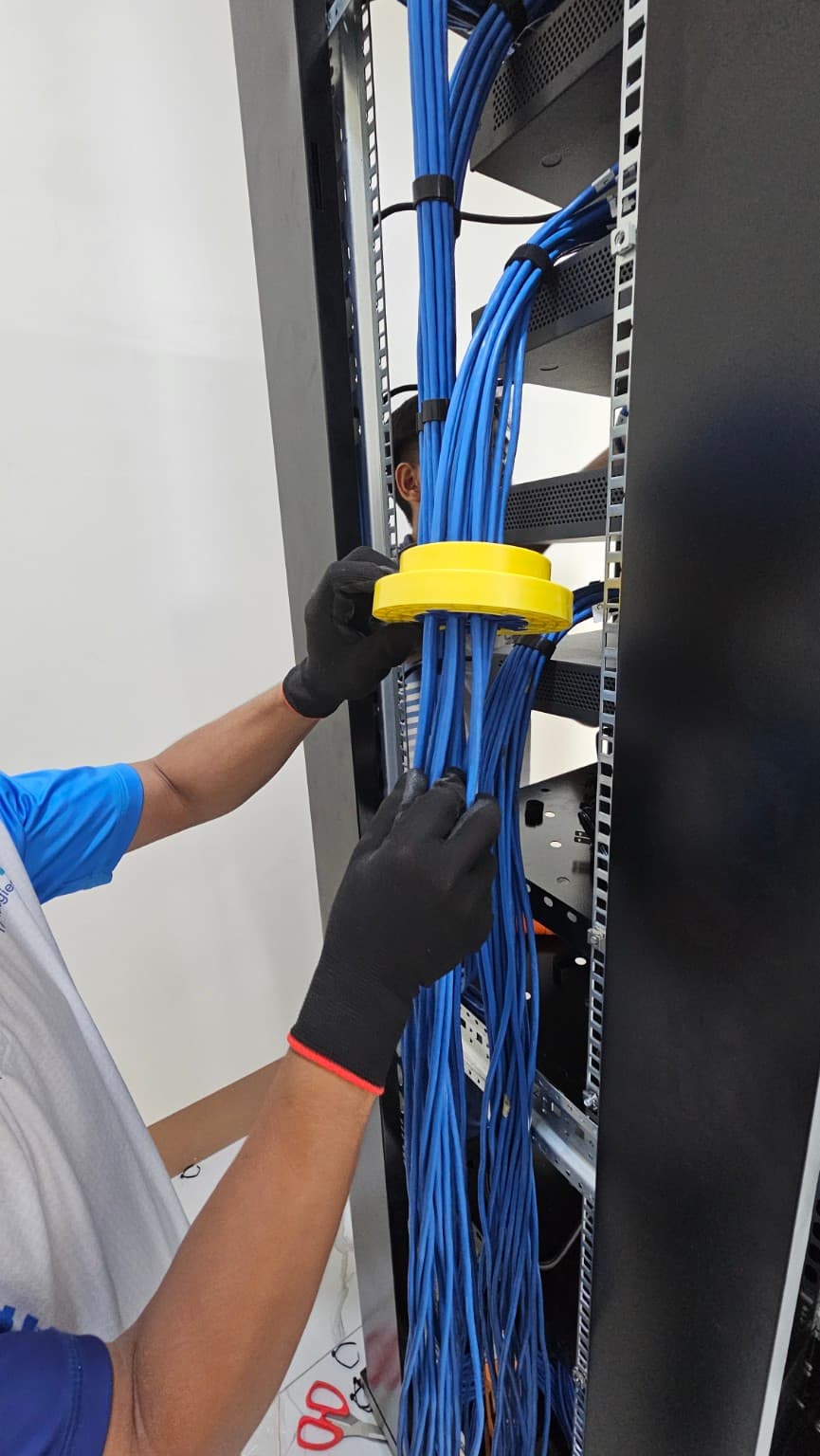 Structured cabling detail handled by LAVI Technologies